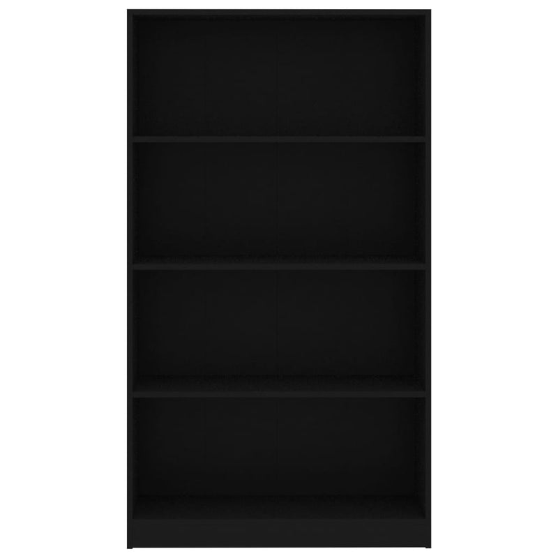 vidaXL 4-Tier Book Cabinet Sonoma Oak 80x24x142 cm Engineered Wood