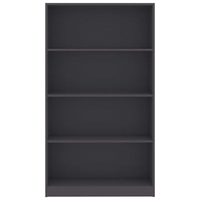 vidaXL 4-Tier Book Cabinet Sonoma Oak 80x24x142 cm Engineered Wood
