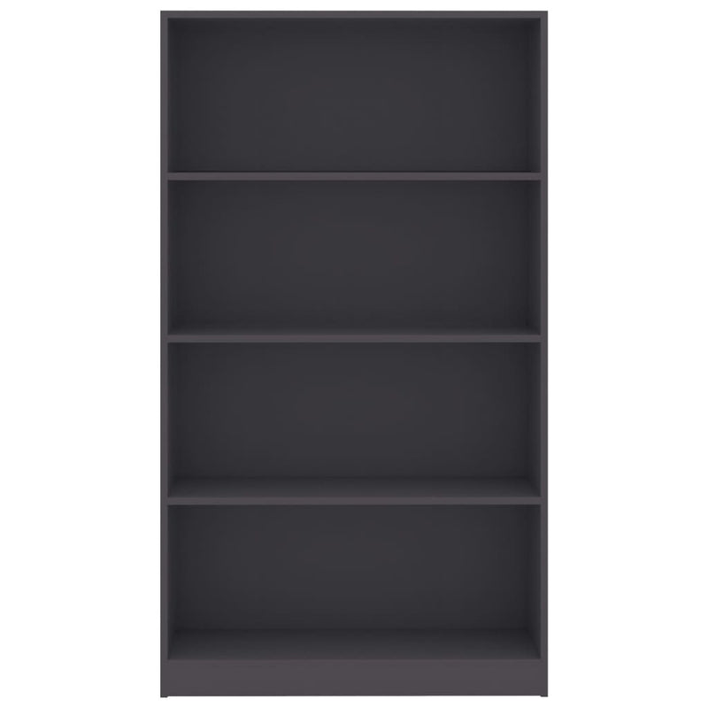vidaXL 4-Tier Book Cabinet Sonoma Oak 80x24x142 cm Engineered Wood