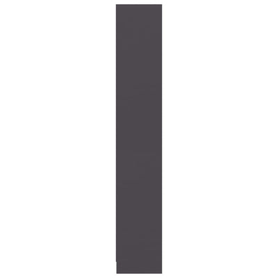 vidaXL 4-Tier Book Cabinet Sonoma Oak 80x24x142 cm Engineered Wood