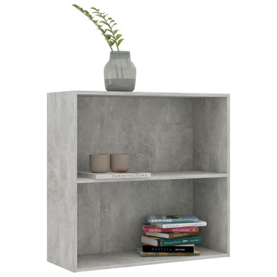 vidaXL 2-Tier Book Cabinet Sonoma Oak 40x30x76.5 cm Engineered Wood