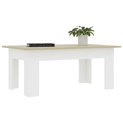 vidaXL Coffee Table Sonoma Oak 100x60x42 cm Engineered Wood