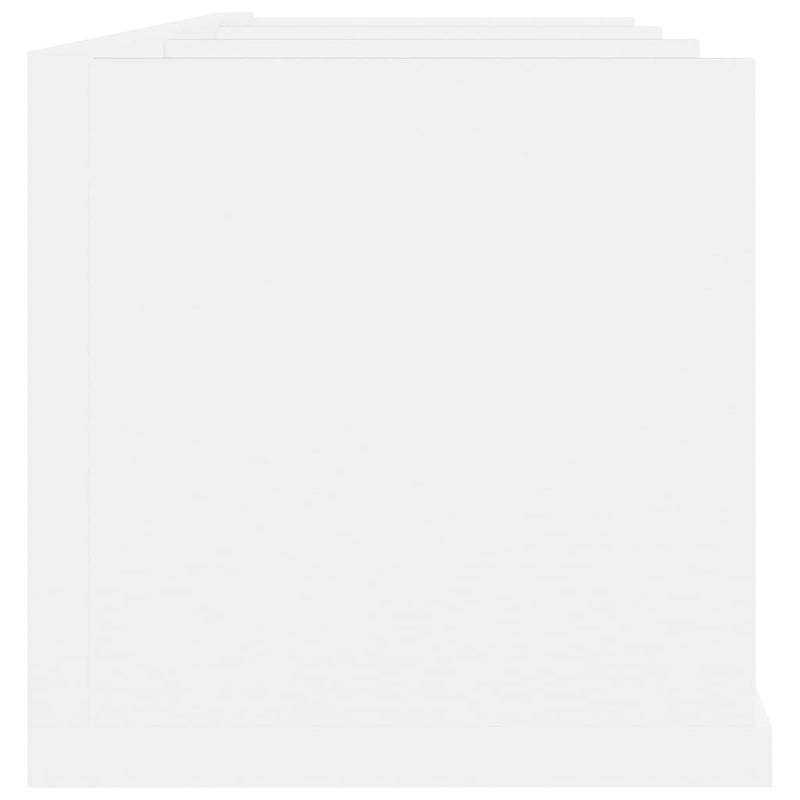 vidaXL CD Wall Shelf Sonoma Oak 75x18x18 cm Engineered Wood