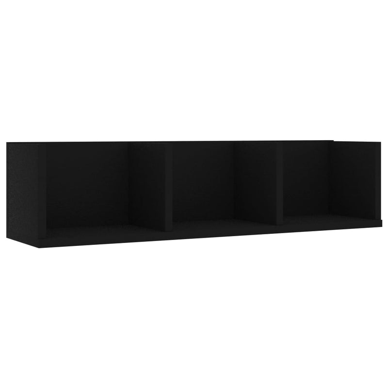 vidaXL CD Wall Shelf Sonoma Oak 75x18x18 cm Engineered Wood