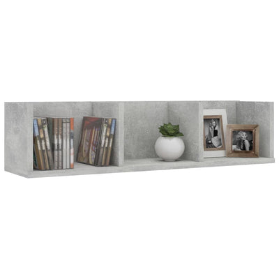 vidaXL CD Wall Shelf Sonoma Oak 75x18x18 cm Engineered Wood