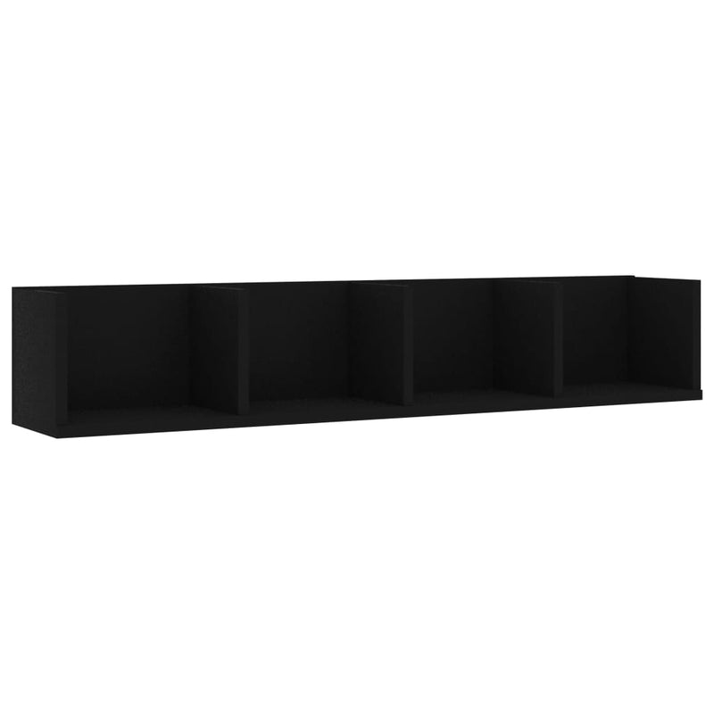 vidaXL CD Wall Shelf Sonoma Oak 100x18x18 cm Engineered Wood