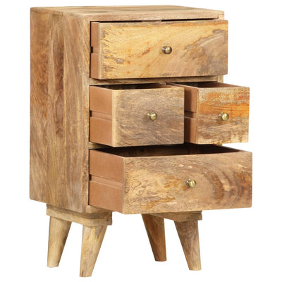 vidaXL Bedside Cabinet 36x30x60 cm Solid Mango Wood