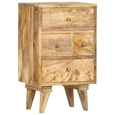 vidaXL Bedside Cabinet 36x30x60 cm Solid Mango Wood