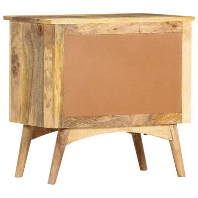vidaXL Bedside Cabinet 65x35x60 cm Solid Mango Wood