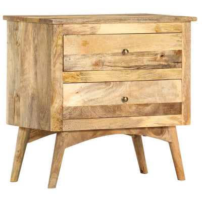 vidaXL Bedside Cabinet 65x35x60 cm Solid Mango Wood