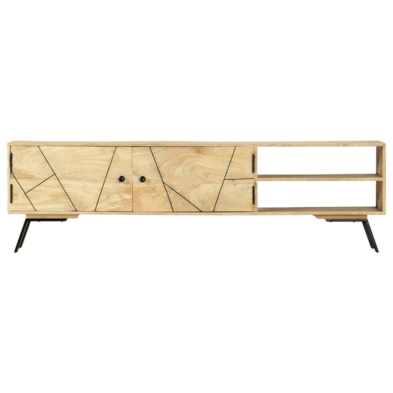 vidaXL TV Cabinet 140x30x40 cm Solid Mango Wood