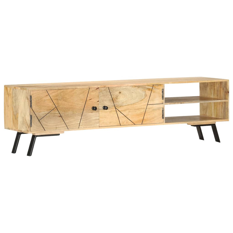 vidaXL TV Cabinet 140x30x40 cm Solid Mango Wood