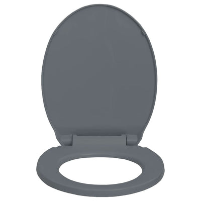 vidaXL Soft-Close Toilet Seat Beige Oval