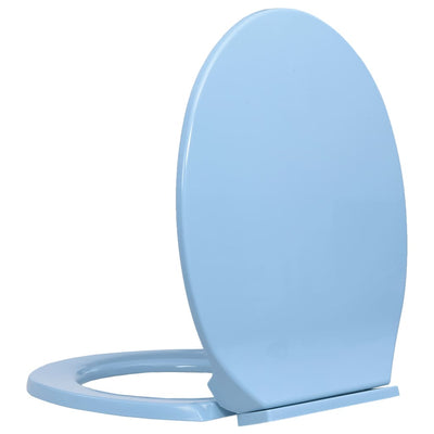 vidaXL Soft-Close Toilet Seat Beige Oval