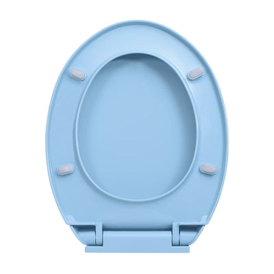 vidaXL Soft-Close Toilet Seat Beige Oval