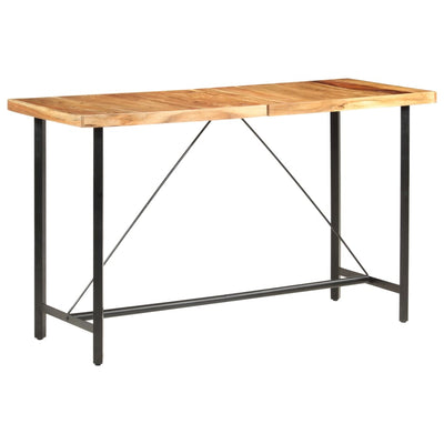 vidaXL Bar Table 180x70x107 cm Solid Acacia Wood