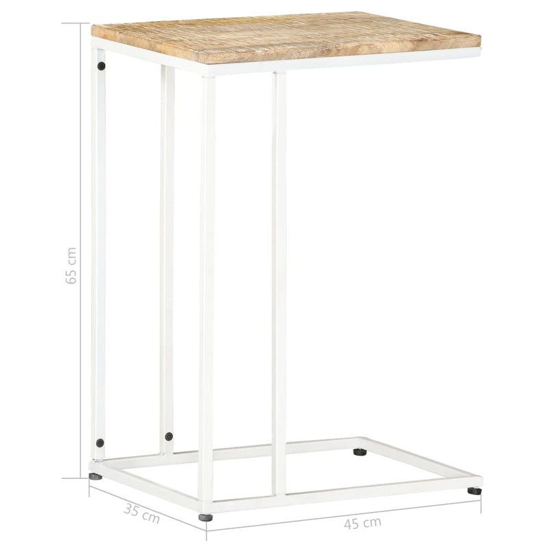 vidaXL Side Table 35x45x65 cm Solid Mango Wood