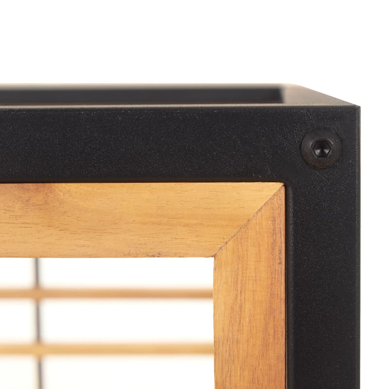 vidaXL Garden Chairs with Cushions 2 pcs Solid Acacia Wood Dark Grey