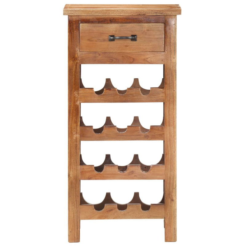 vidaXL Wine Cabinet 40x30x80 cm Solid Acacia Wood