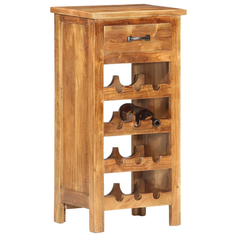 vidaXL Wine Cabinet 40x30x80 cm Solid Acacia Wood