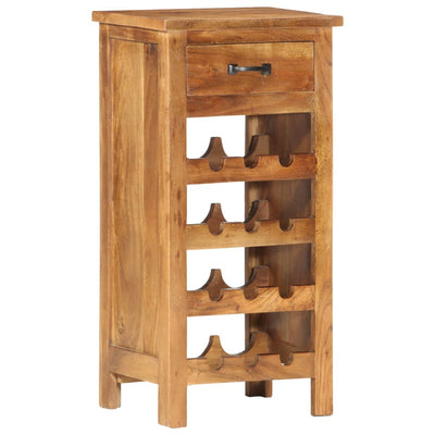 vidaXL Wine Cabinet 40x30x80 cm Solid Acacia Wood
