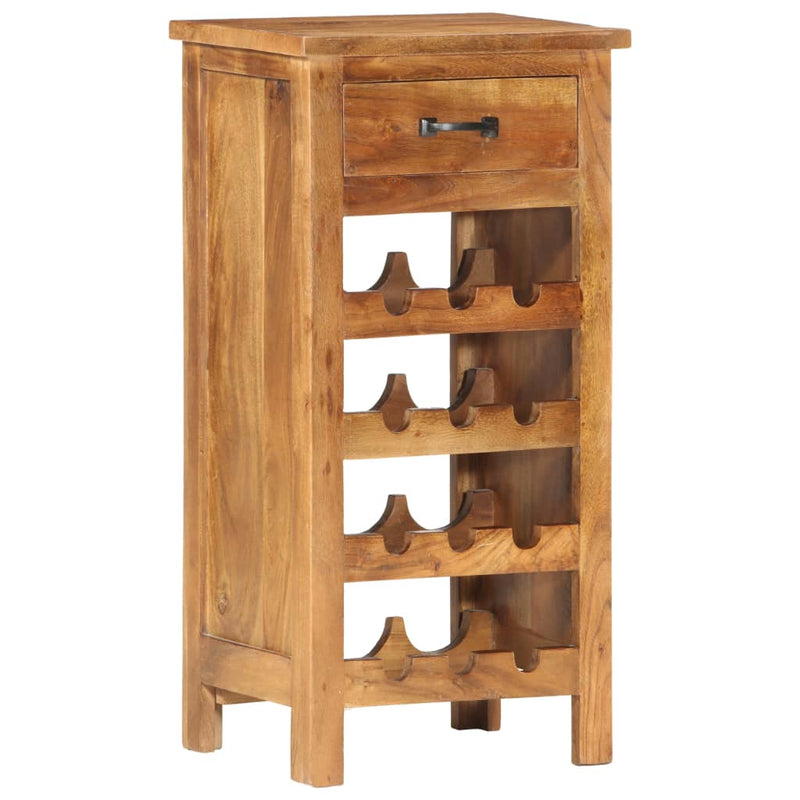 vidaXL Wine Cabinet 40x30x80 cm Solid Acacia Wood