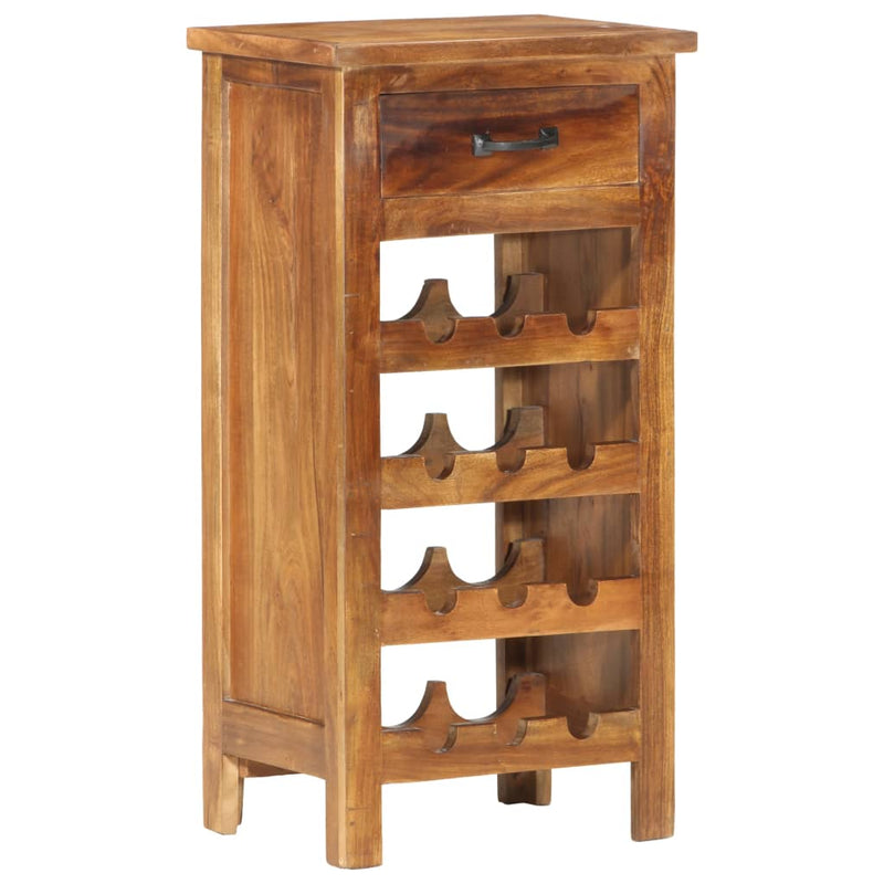 vidaXL Wine Cabinet 40x30x80 cm Solid Acacia Wood