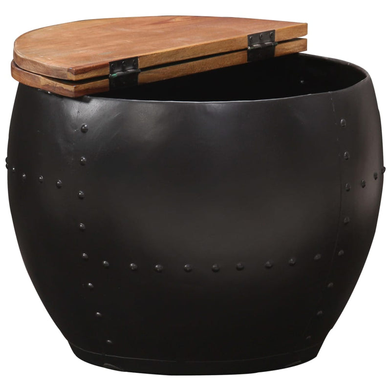 vidaXL Coffee Table 53x43 cm Solid Reclaimed Wood