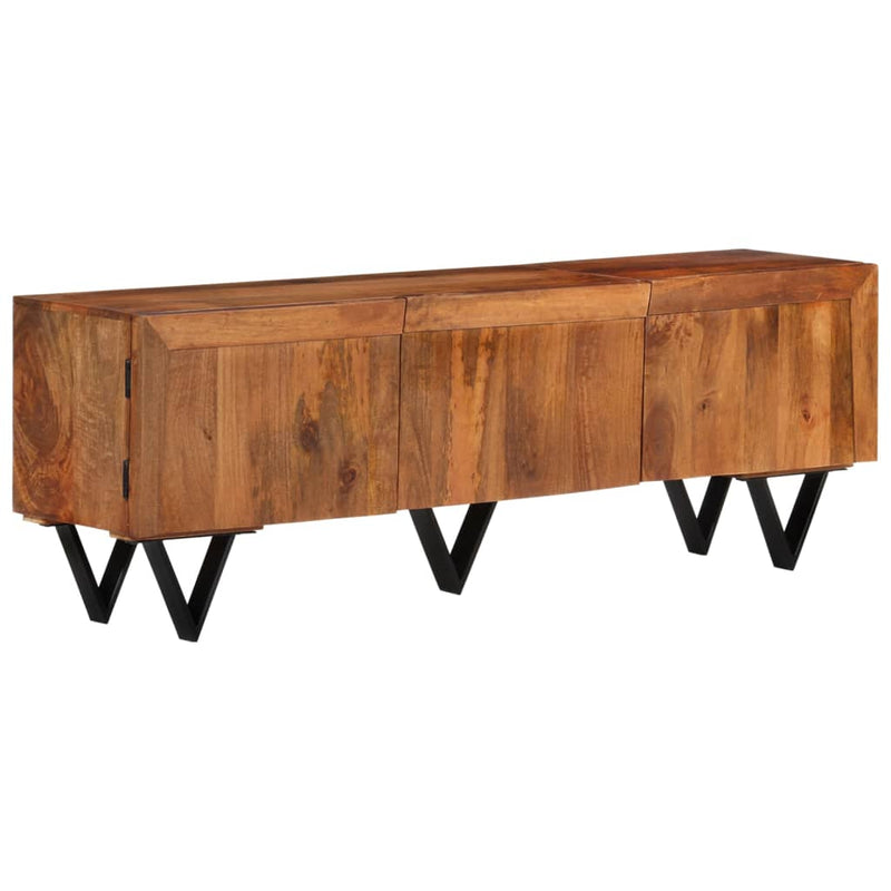 vidaXL TV Cabinet 140x30x46 cm Solid Wood Mango