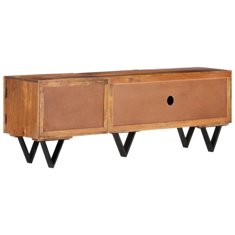 vidaXL TV Cabinet 140x30x46 cm Solid Wood Mango