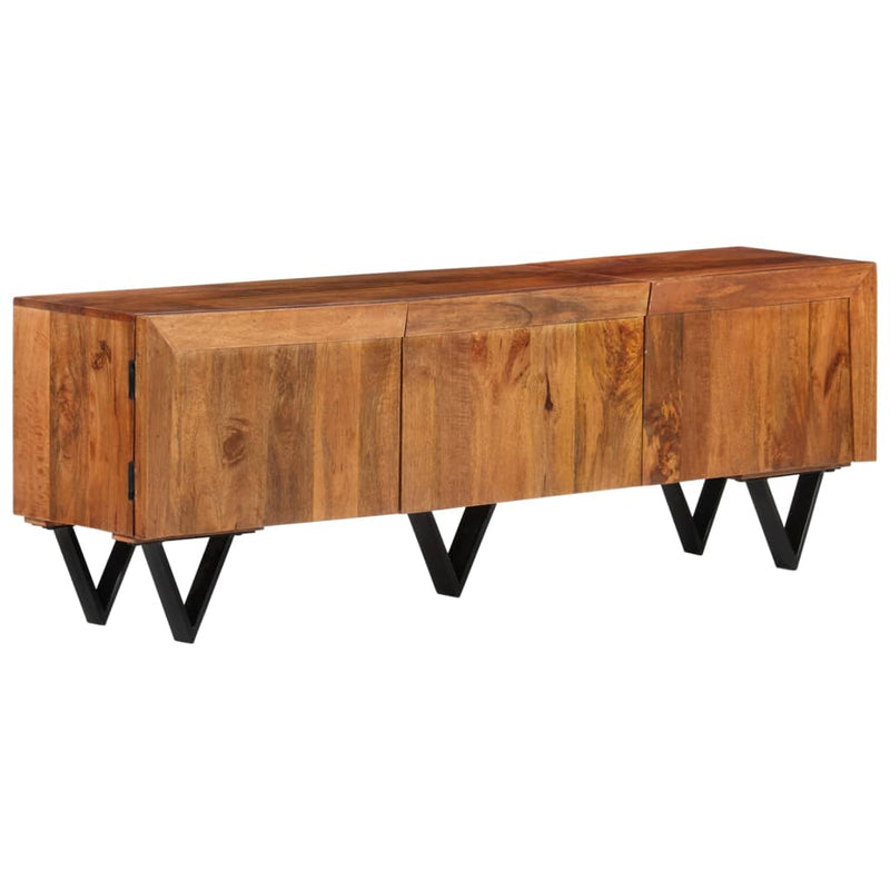 vidaXL TV Cabinet 140x30x46 cm Solid Wood Mango