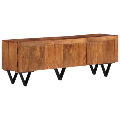 vidaXL TV Cabinet 140x30x46 cm Solid Wood Mango