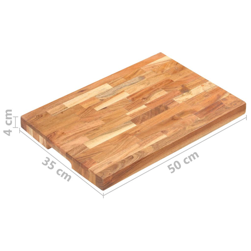 vidaXL Chopping Board 40x30x4 cm Solid Acacia Wood