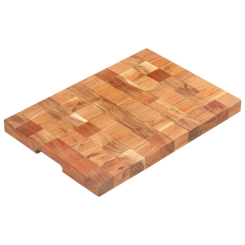 vidaXL Chopping Board 40x30x3.8 cm Solid Acacia Wood
