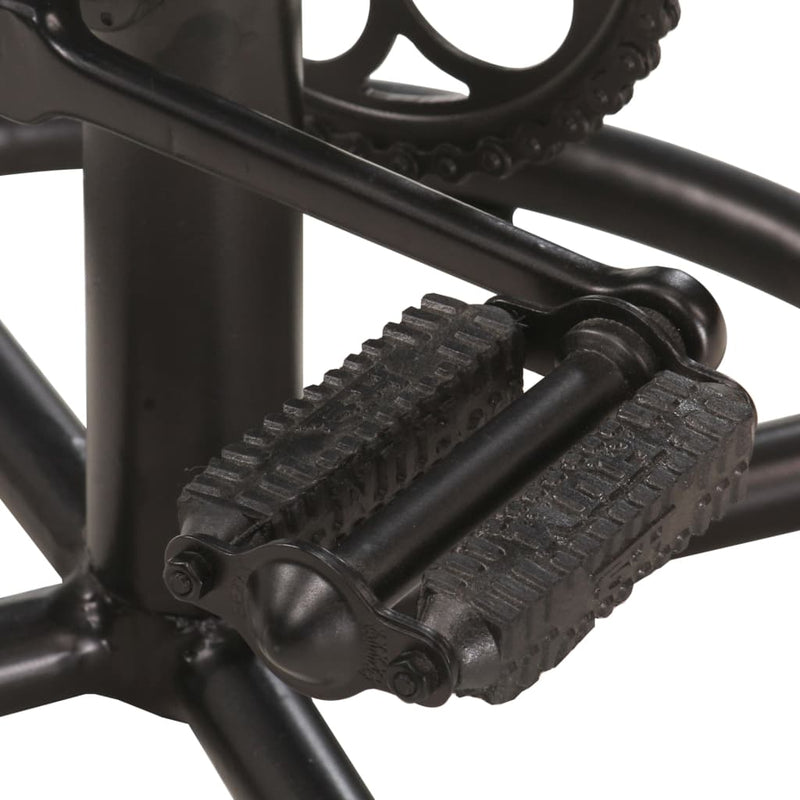 vidaXL Bar Stools 2 pcs Black Real Goat Leather