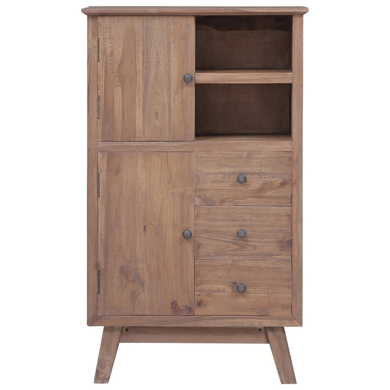 vidaXL Highboard 60x30x100 cm Solid Teak Wood
