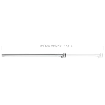 vidaXL Support Arm for Bath Enclosure Stainless Steel 70-120 cm