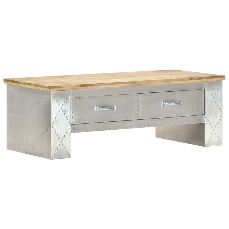 vidaXL Aviator Coffee Table 100x50x36 cm Solid Mango Wood