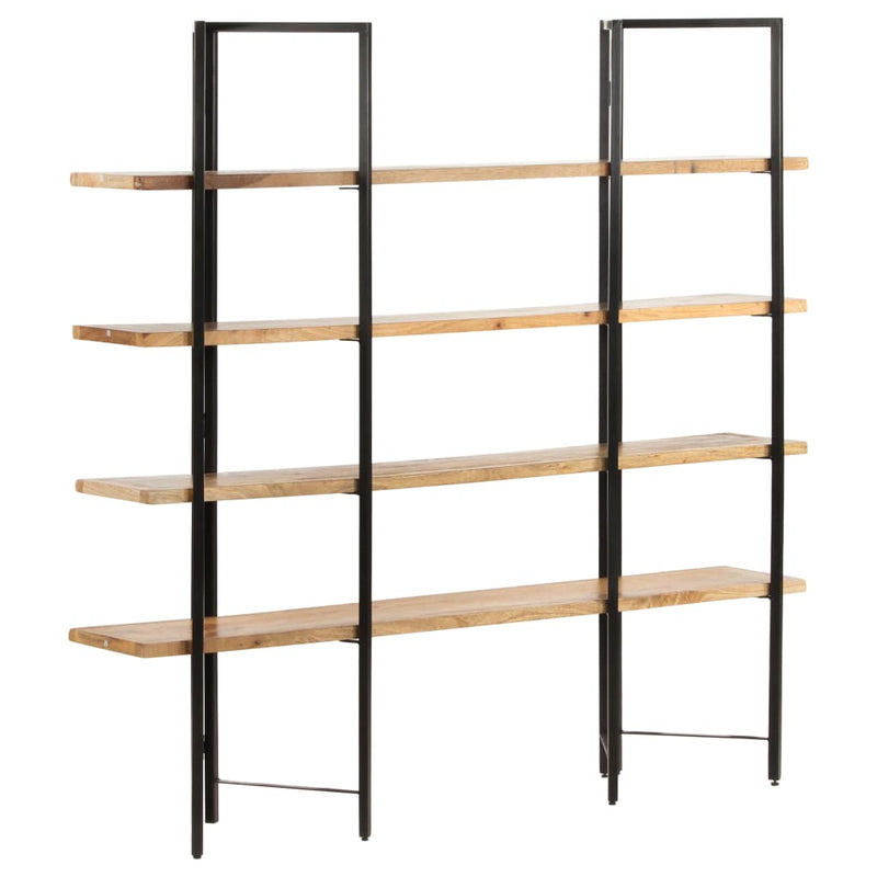 vidaXL 4-Tier Bookcase 160x35x160 cm Solid Mango Wood