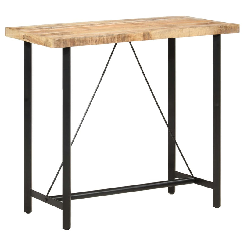 vidaXL Bar table 180x70x107 cm Rough Mango Wood