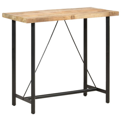 vidaXL Bar table 180x70x107 cm Rough Mango Wood