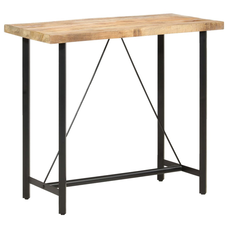 vidaXL Bar table 180x70x107 cm Rough Mango Wood