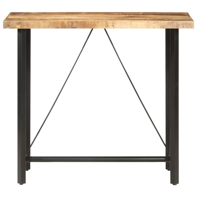 vidaXL Bar table 180x70x107 cm Rough Mango Wood