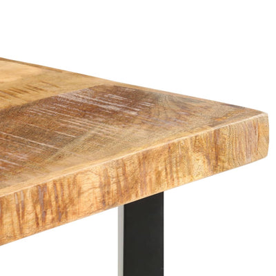 vidaXL Bar table 180x70x107 cm Rough Mango Wood