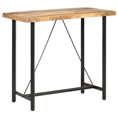 vidaXL Bar table 180x70x107 cm Rough Mango Wood