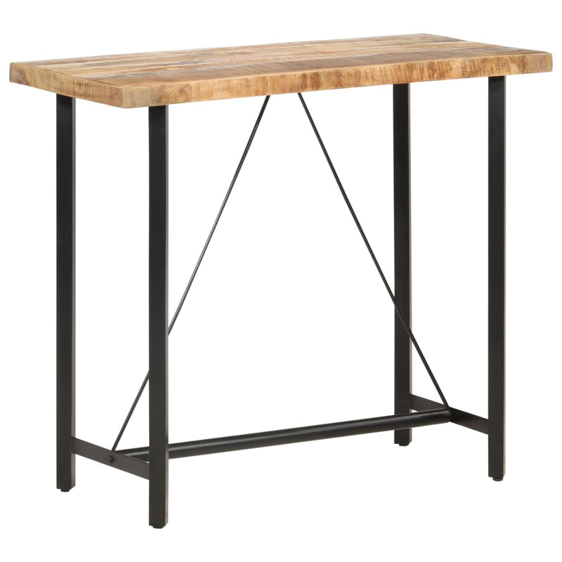 vidaXL Bar table 180x70x107 cm Rough Mango Wood