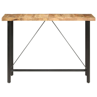 vidaXL Bar table 180x70x107 cm Rough Mango Wood