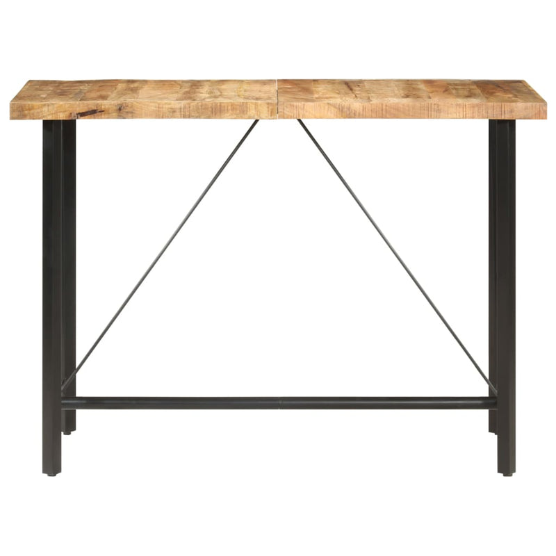 vidaXL Bar table 180x70x107 cm Rough Mango Wood