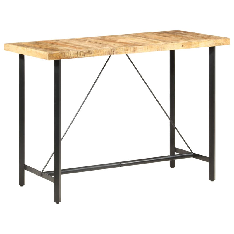 vidaXL Bar table 180x70x107 cm Rough Mango Wood