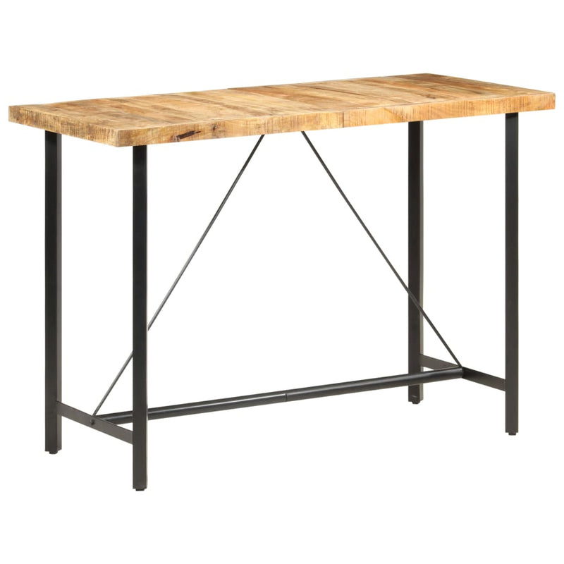 vidaXL Bar table 180x70x107 cm Rough Mango Wood